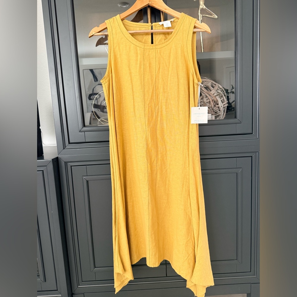 Cynthia Rowley Asymmetrical Yellow Dress